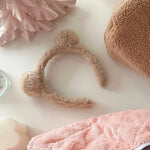 bandeau, bandeau teddy, bandeau skincare , cute bandeau, accessoires , teddy bears, beauté