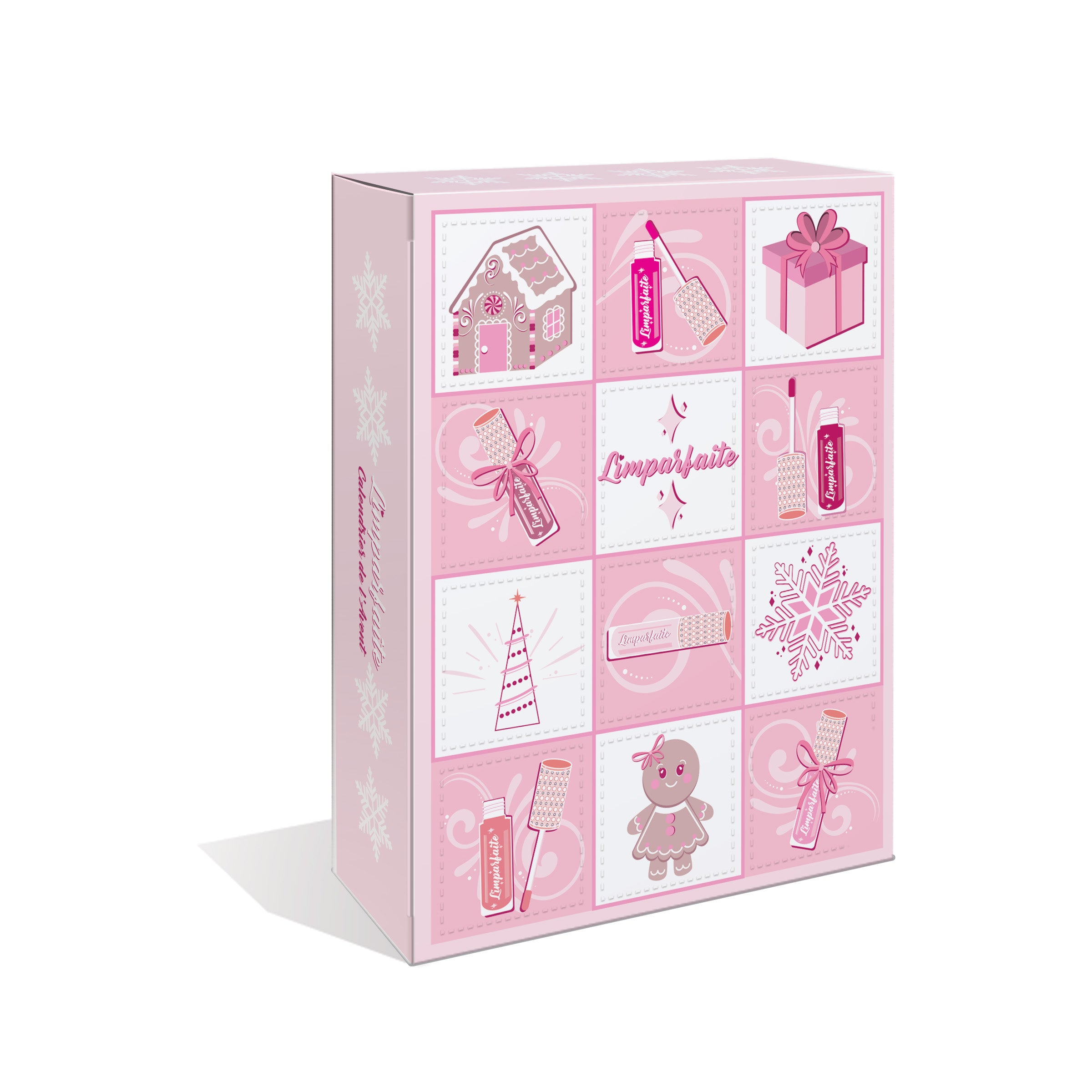 Calendrier de l’Avent de 12 jours , 12 minis gloss, Lip gloss fait main hydratant & non collant.