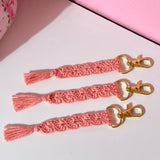Porte clés macramé
