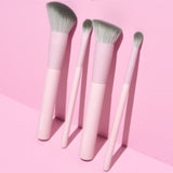 Makeup brush kit with case